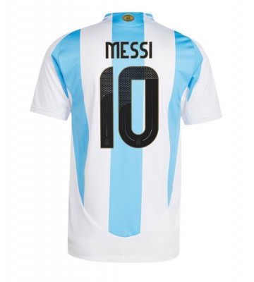 Argentina Lionel Messi #10 Hjemmebanetrøje Copa America 2024 Kort ærmer